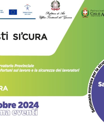 Asti SI'CURA: al via una settimana dedicata alla sicurezza sul lavoro 